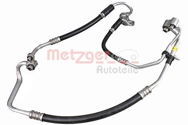 Metzger 2360120 High-/Low Pressure Line, air conditioning 2360120