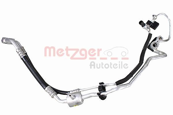 Metzger 2360121 High-/Low Pressure Line, air conditioning 2360121