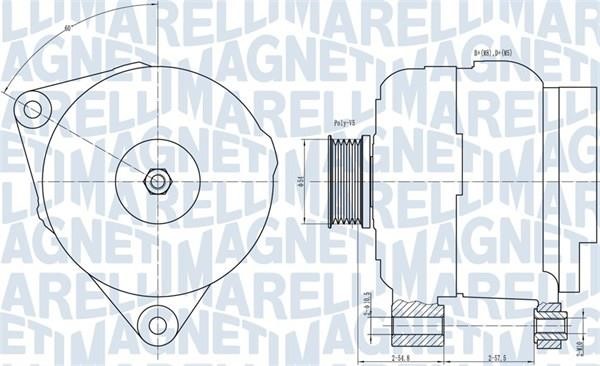 Magneti marelli 063731658010 Alternator 063731658010