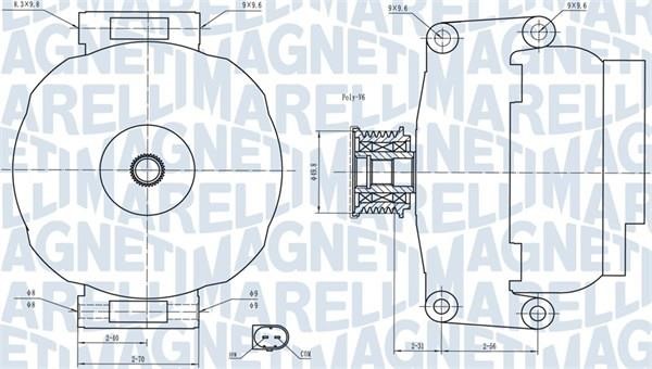 Magneti marelli 063731840010 Alternator 063731840010