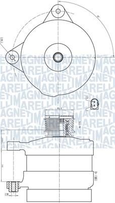 Magneti marelli 063732188010 Alternator 063732188010