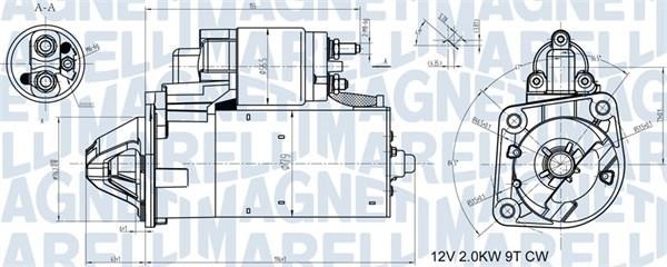 Magneti marelli 063721408010 Starter 063721408010