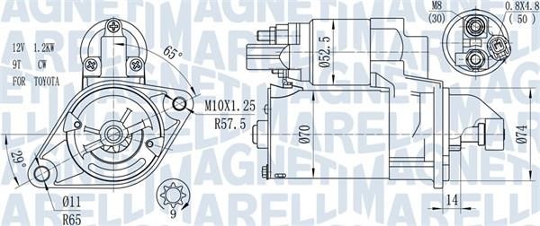 Magneti marelli 063721450010 Starter 063721450010