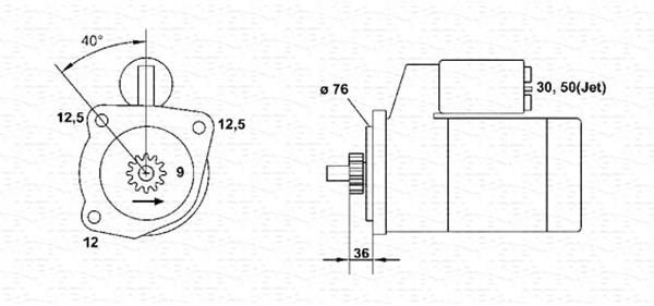 Magneti marelli 943241136010 Starter 943241136010