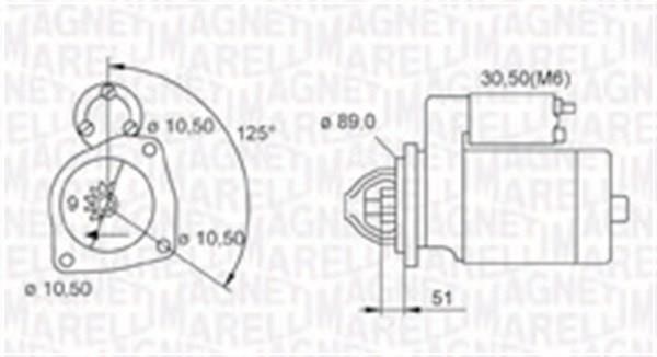 Magneti marelli 063720008010 Starter 063720008010