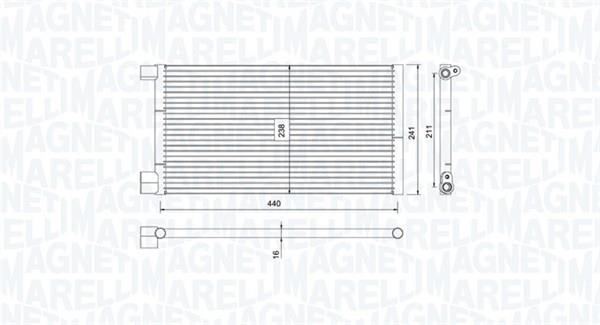 Magneti marelli 350203731000 Cooler Module 350203731000