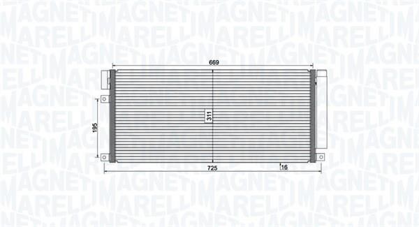 Magneti marelli 350203806000 Cooler Module 350203806000