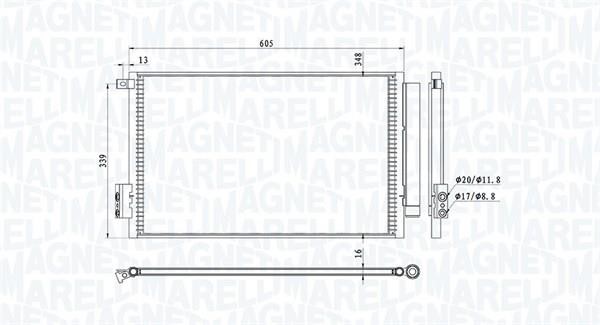 Magneti marelli 350203814000 Cooler Module 350203814000