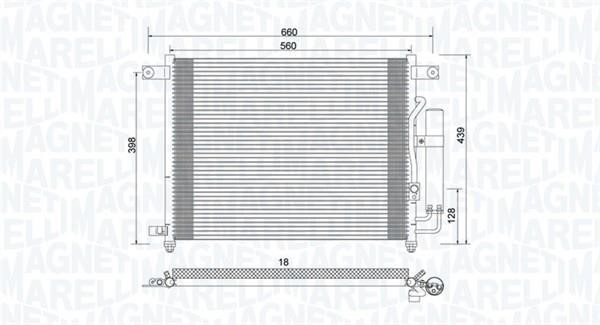 Magneti marelli 350203943000 Cooler Module 350203943000