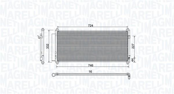 Magneti marelli 350203973000 Cooler Module 350203973000