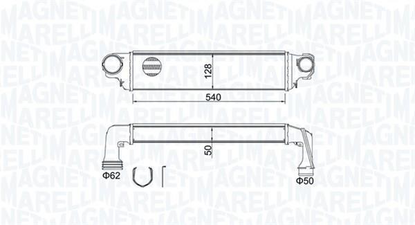 351319204590 Magneti marelli Intercooler, charger