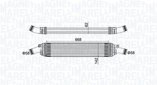 Turbocharger intercooler Audi Q5: 351319204820 Magneti marelli Intercooler, charger