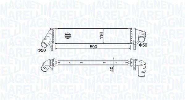 351319205260 Magneti marelli Intercooler, charger