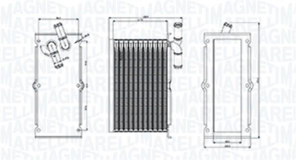 Magneti marelli 351319205380 Intercooler, charger 351319205380