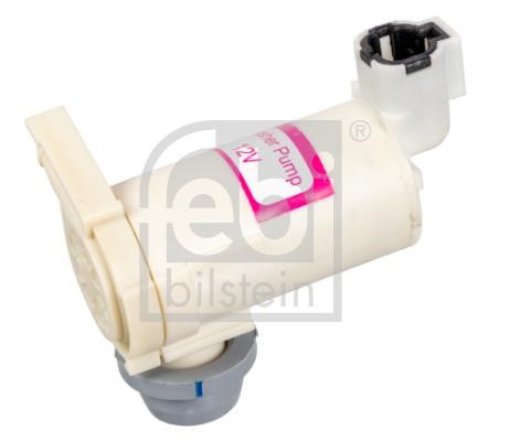 Windshield washer pump Nissan Pickup: 109279 febi Washer Fluid Pump, window cleaning