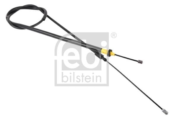 Brake system parts Peugeot Partner Mk1 (5F) MPV: 109498 febi Hand brake cable