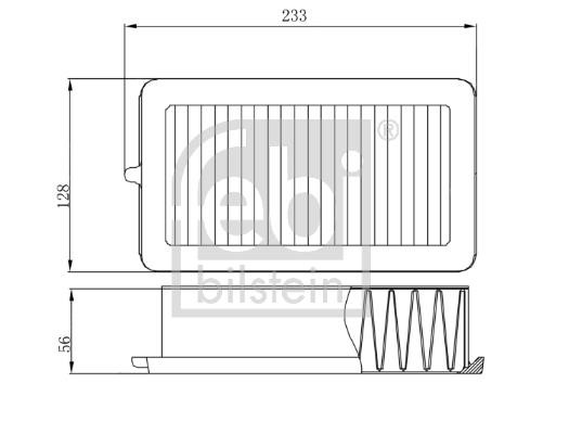 Air Filter febi 174597