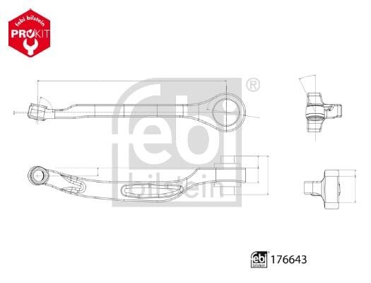 Track Control Arm febi 176643