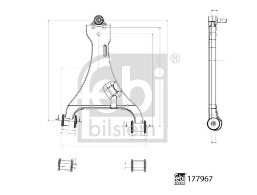 Track Control Arm febi 177967