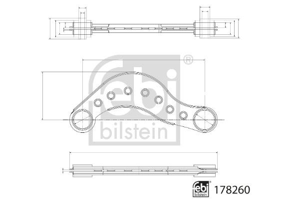 febi 178260 Track Control Arm 178260 178260 febi Track Control Arm