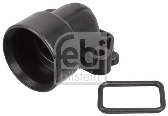 Engine coolant water outlet Dacia: 170181 febi Coolant flange
