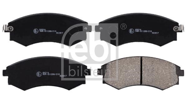 febi 170253 Front disc brake pads, set 170253