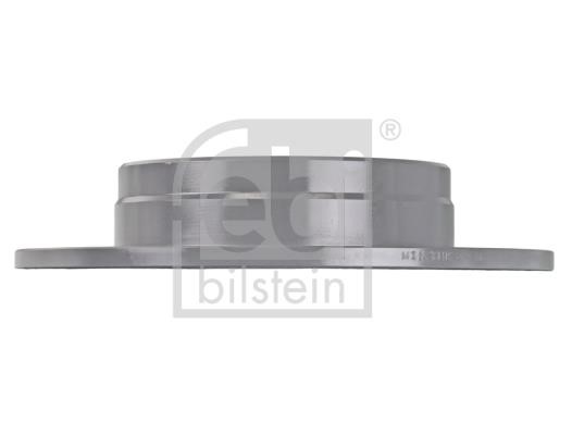 Rear solid brake disc febi 170819