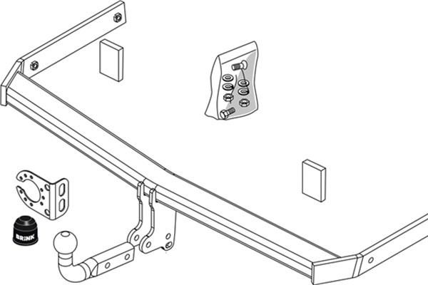 Trailer hitch Brink 450500