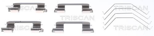 Triscan 8105 431635 Mounting kit brake pads 8105431635