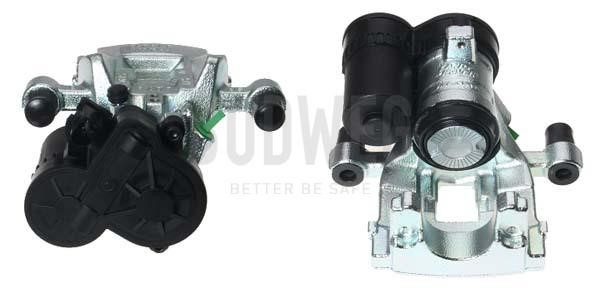 Brake caliper Jaguar E-Pace: 345359 Budweg Brake caliper