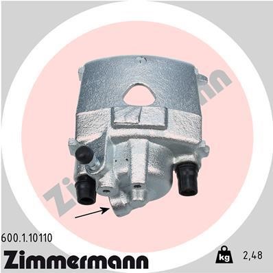 Otto Zimmermann 600110110 Brake caliper 600110110