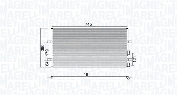 Magneti marelli 350203740000 Cooler Module 350203740000