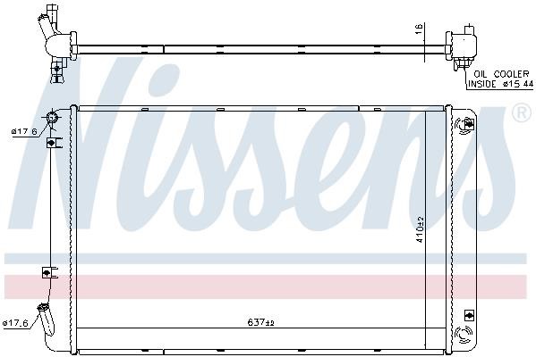 Nissens Cooler, drive battery – price 671 PLN