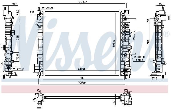 Buy Nissens 606660 at a low price in United Arab Emirates!