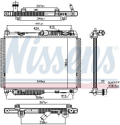 Buy Nissens 606661 at a low price in United Arab Emirates!