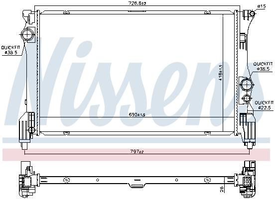 Buy Nissens 606453 at a low price in United Arab Emirates!