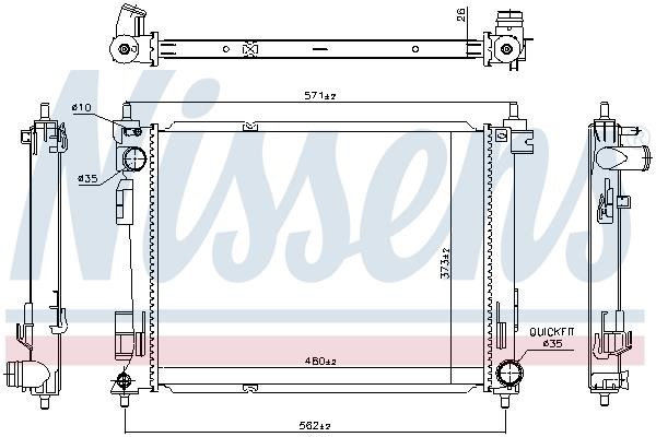 Buy Nissens 606734 at a low price in United Arab Emirates!