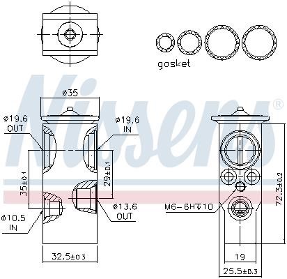 Buy Nissens 999360 at a low price in United Arab Emirates!