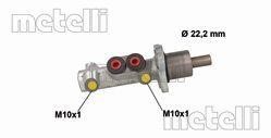 Metelli 05-0598 Brake Master Cylinder 050598