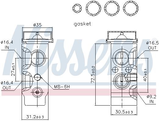 Buy Nissens 999261 at a low price in United Arab Emirates!