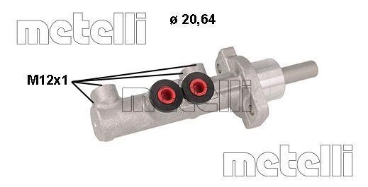 Metelli 05-1118 Brake Master Cylinder 051118