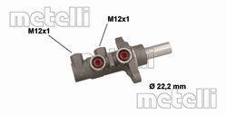 Metelli 05-1122 Brake Master Cylinder 051122