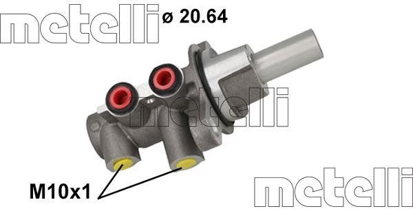 Metelli 05-1148 Brake Master Cylinder 051148