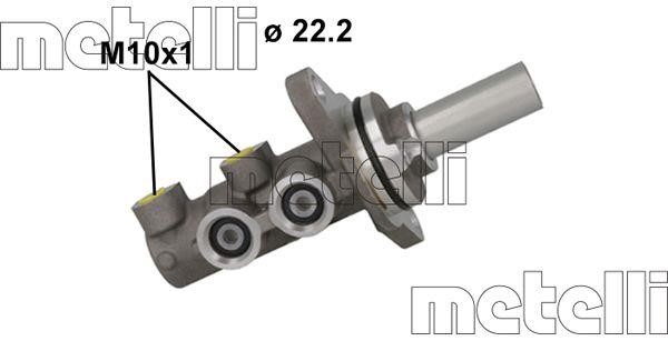 Metelli 05-1163 Brake Master Cylinder 051163
