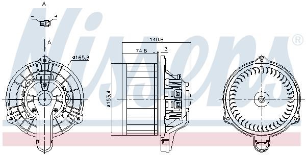 Nissens Interior Blower – price 374 PLN