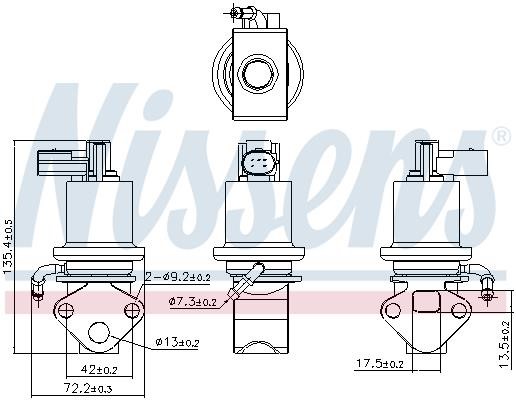 Valve Nissens 98158