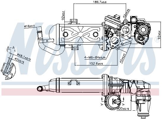 Nissens EGR Valve – price 538 PLN