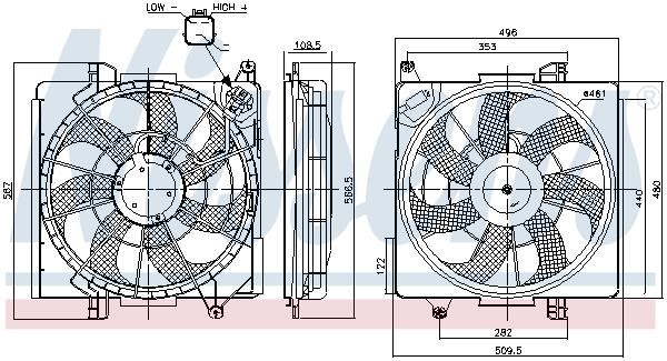 Buy Nissens 850039 at a low price in United Arab Emirates!