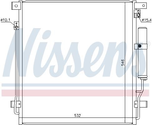 Nissens 941168 Cooler Module 941168