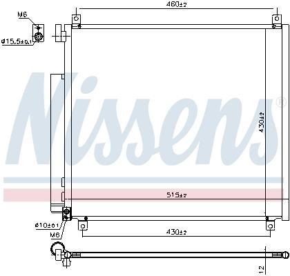 Nissens AC Condenser – price [object Object] PLN